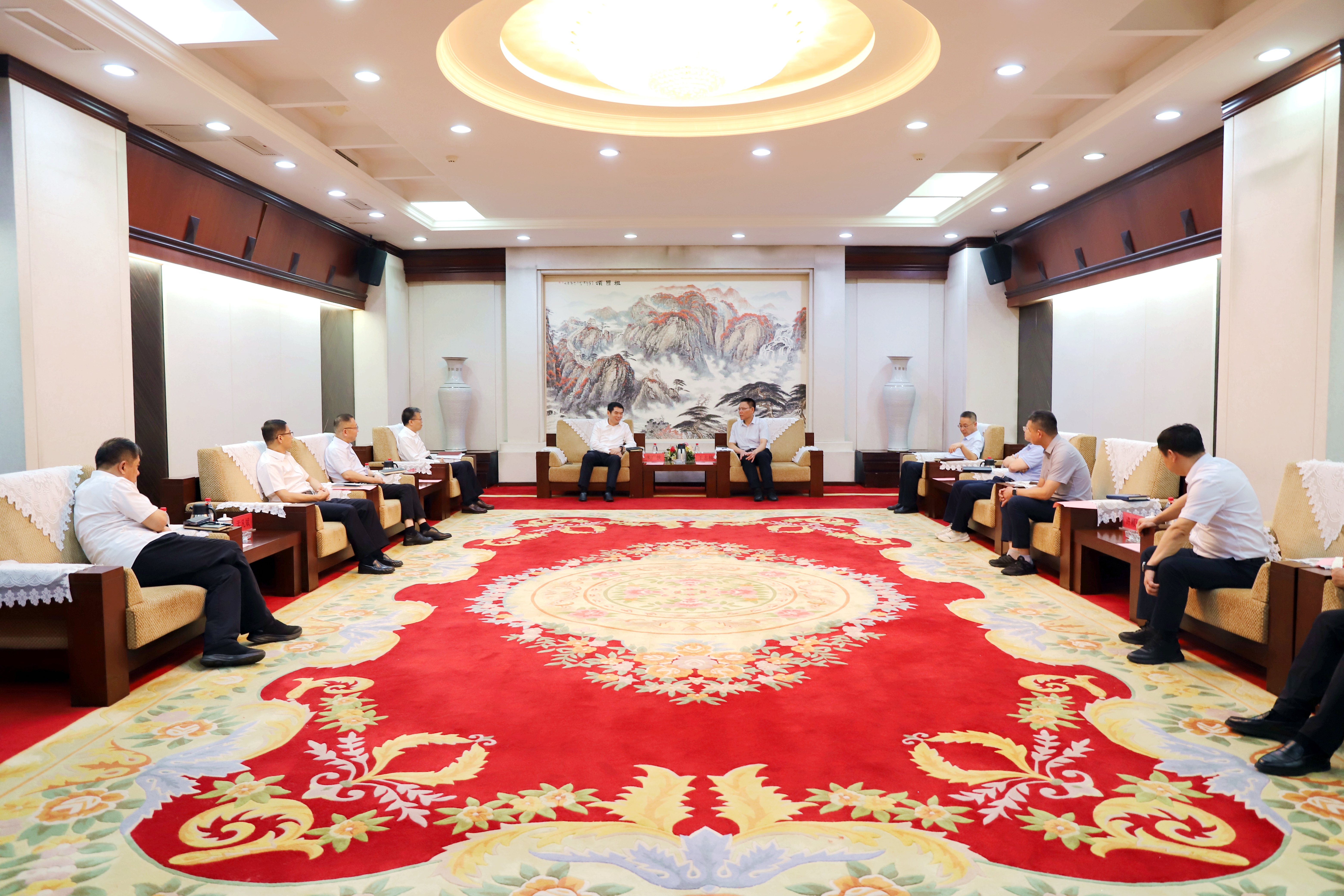 【照片】朱廣俠拜會天津市交委黨委書記、主任王志楠